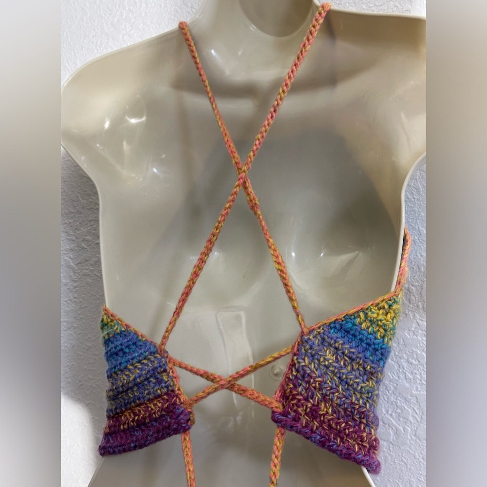 MultiColor Crochet Halter - Picture 5 of 5